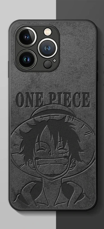 One Piece Luffy Black Phone Case