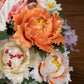 Ceramics "Flower Wealth" Peony Flower Piece "Office Customer" Desktop "Product" Product "