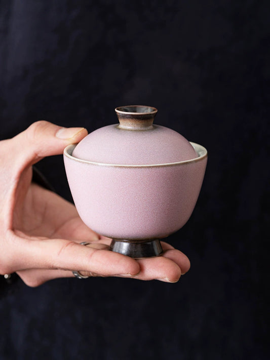 Black Pink Clay Gaiwan