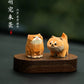 Wood carving, orange, Shiba Inu, Italian, public desktop, steam, central control, wood, furniture