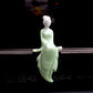 Ceramic lady Classical beautiful woman Celadon Chinese people Meaning Home Tenant Flower