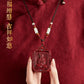 Cinnabar Natal Buddha Hanging Men's Manjushri Year of the Rabbit Natal Year Body Character