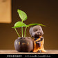 Little Monk Tea Small Flower Ware New Ceramic Piece Kung Fu Tea Ceremony Tea Table Hydroponic Vase Tea Set Accessories