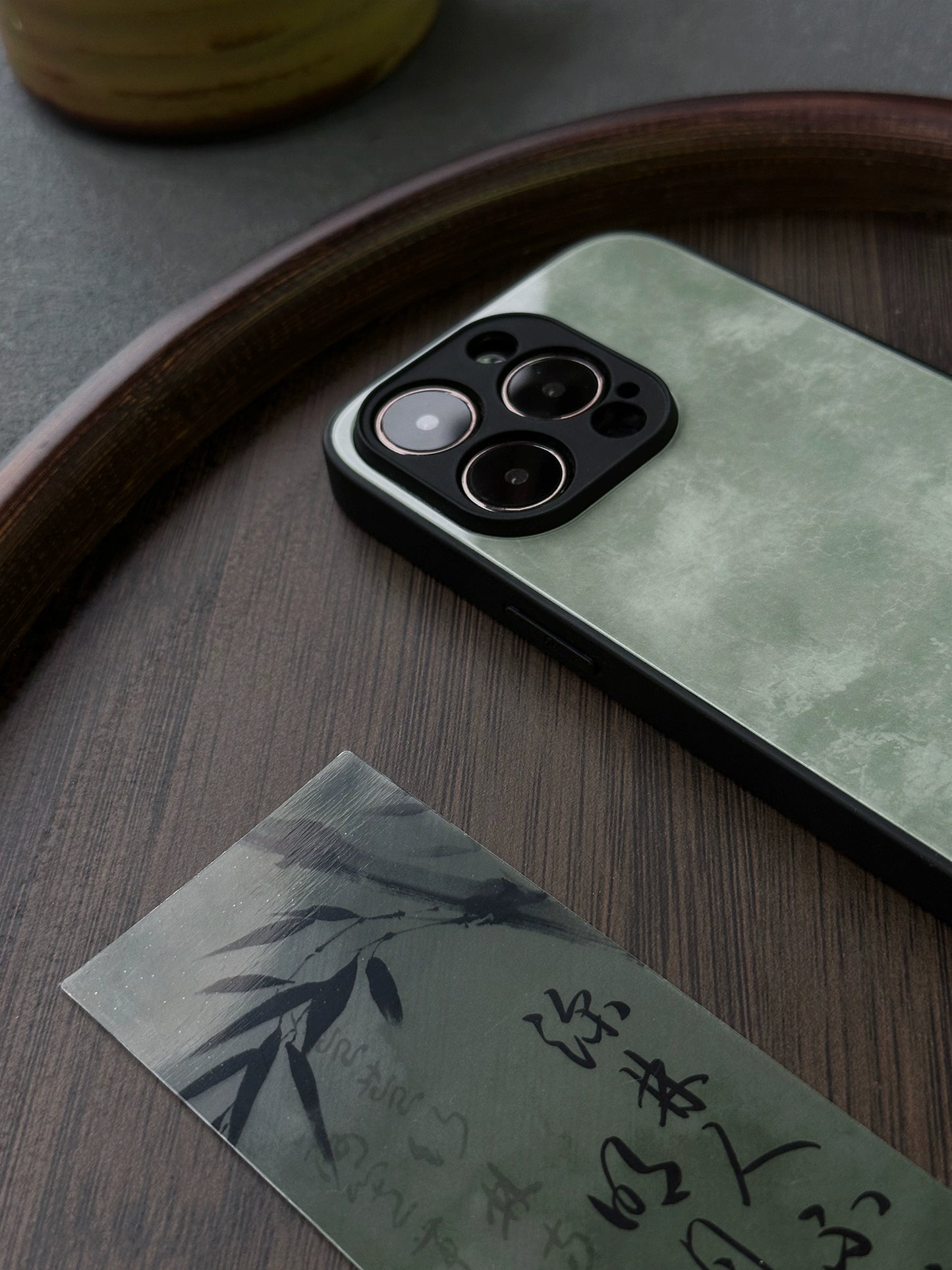 Night Studio Vintage Marble Green Phone Case