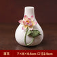 Qi Flower Ware Dehua Ceramic Handmade Flower Small Vase Home Life Products Italian Small Porcelain Vase Flower Insert Products