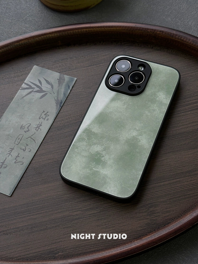 Night Studio Vintage Marble Green Phone Case