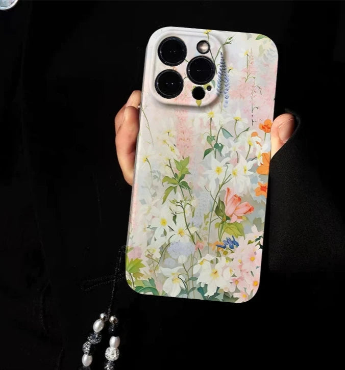 Artistic Flower Women's Protective Phone Case