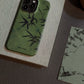 Vintage Black Bamboo Green Phone Case