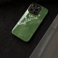 Night Studio Plum Blossom Vintage Green Phone Case