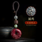 Obsidian safety buckle, steam buckle, key buckle, men's high-end New Year's high-end goods, feeling Pixiu, female