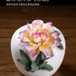 Ceramic Handmade Peony Vase Guest Arrangement Flower Dry Flower Generation Luxury High Sense Table Wine Product