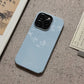 Night Studio White Branch Blue Phone Case