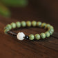 Natural Sandalwood Bracelet Male Buddha Bead Sandalwood Rosary Bead Sandalwood Sandalwood White Jade Bodhi Floral Play Hand Female