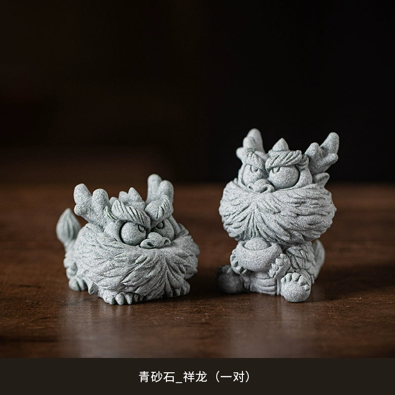 The little god of the meaning is to send a package of tea and tea, and this piece can be used as a zodiac sign.