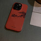 Night Studio Retro Pine Red Phone Case