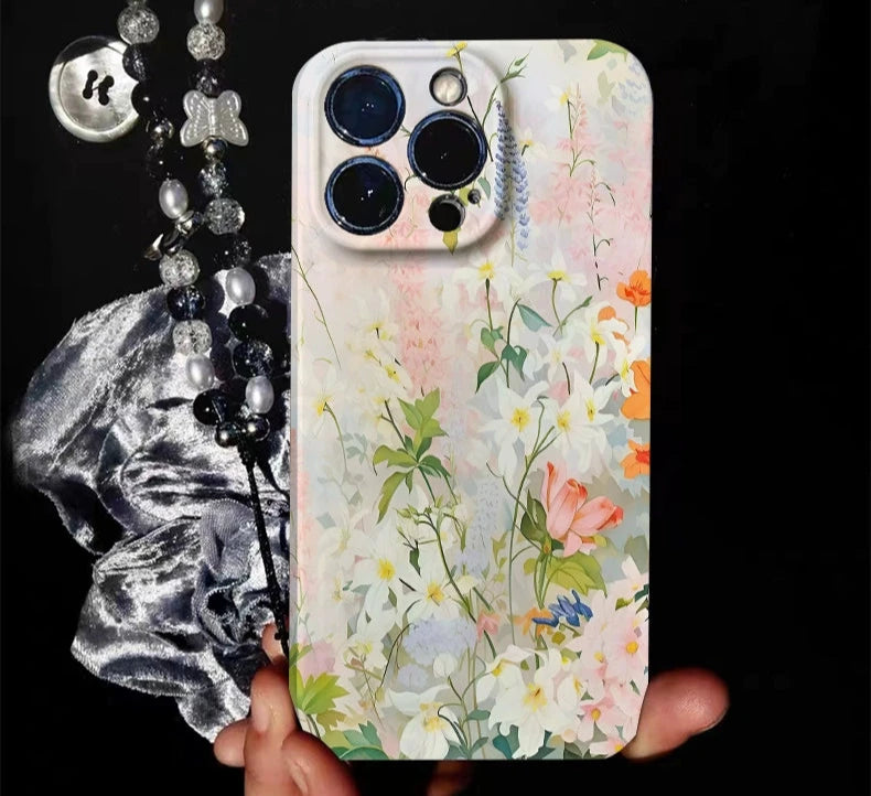 Artistic Flower Women's Protective Phone Case