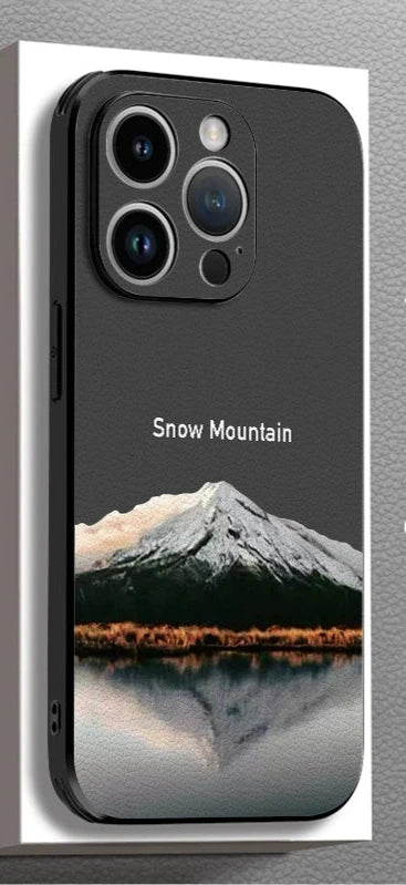 Snow Mountain Pattern Protective Phone Case