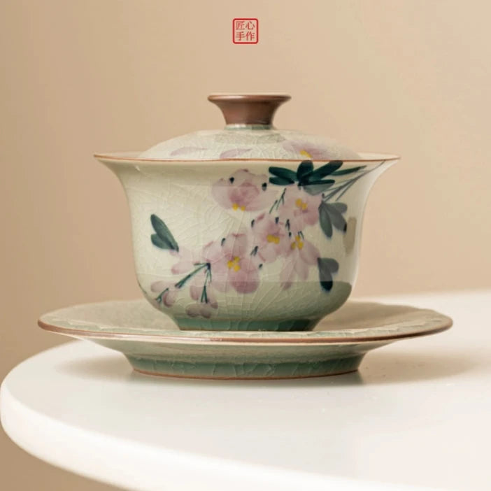 Borneo Handmade White Magnolia Gaiwan