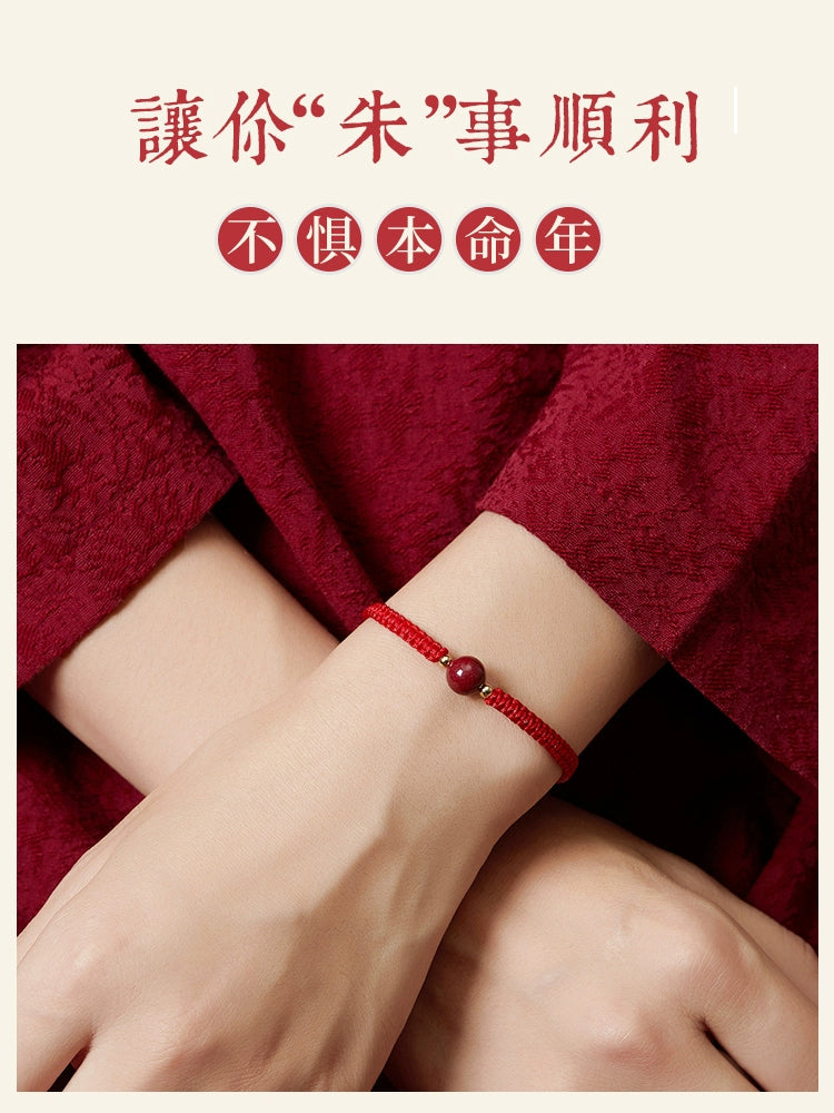 Natural sand genuine natal year lucky bead hand female hand male hand bracelet