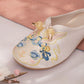 Flower shoes, morning robe shoes, white cheongsam shoes, pearl cloth shoes, and shoes for summer wear