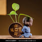 Little Monk Tea Small Flower Ware New Ceramic Piece Kung Fu Tea Ceremony Tea Table Hydroponic Vase Tea Set Accessories