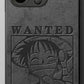 One Piece Luffy Black Phone Case