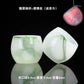 Jade + Jade Teacup Wine Cup Kung Fu Tea Set Self-Use + Raw High + Jade Master Cup ++ Tea Cup