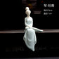 Ceramic lady Classical beautiful woman Celadon Chinese people Meaning Home Tenant Flower