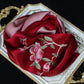 Send high-quality mulberry towels, handmade thorns, real towels, China Peony Wine Shawl Girl