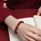 2024-Year new natal year hand + female cinnabar Pixiu six-character mantra bracelet.