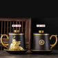 Gilt purple sand tea set