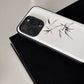 Night Studio Bamboo White Leather Phone Case