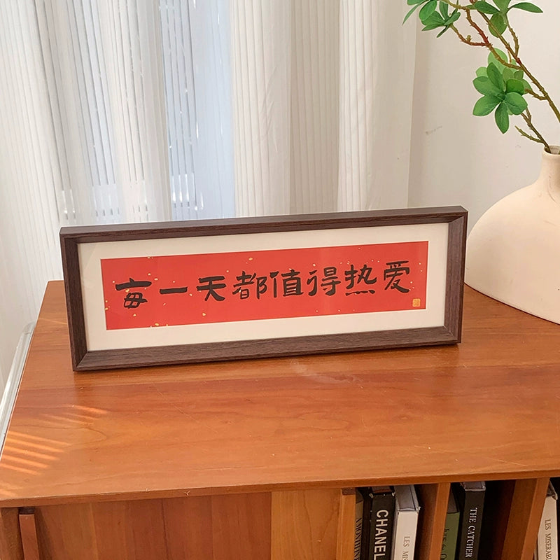 Home fat house, new Chinese style French style photo frame Happy text Taiwan customer product piece