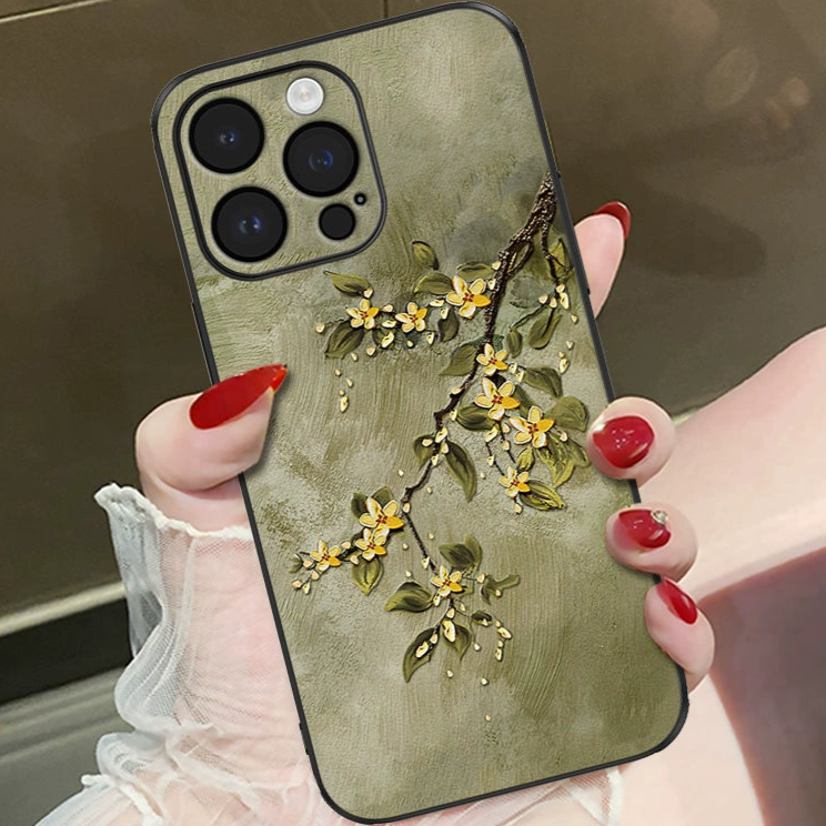 Flower Leather Phone Case for iPhone