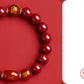 Cinnabar bracelet, genuine official flag store, fifth road, god, pearl hand, male, natal year, female