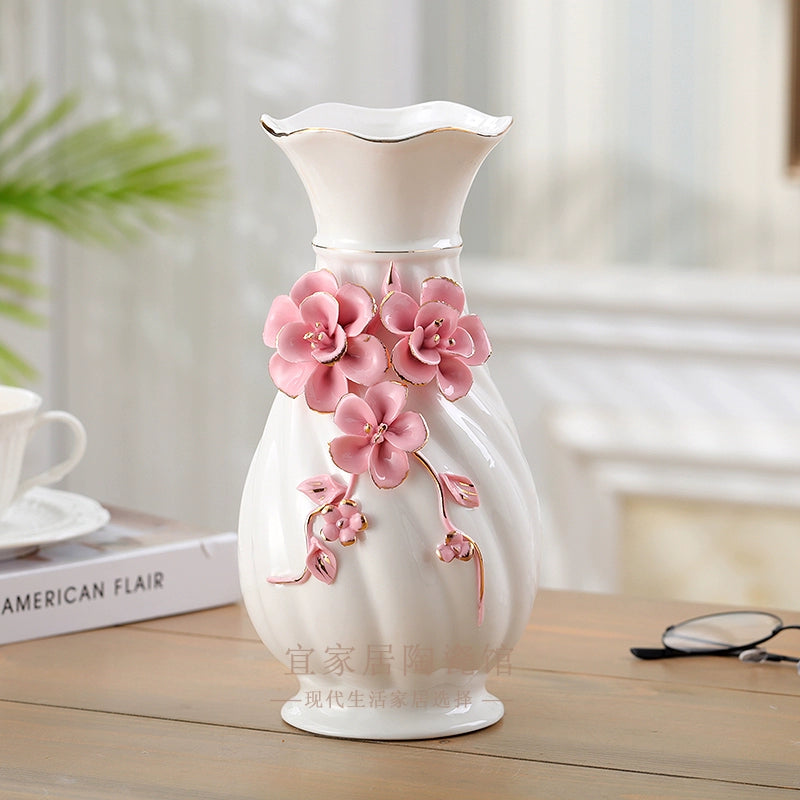 Type ceramic vase 1 piece flower arrangement device rich bamboo guest dining table wedding product