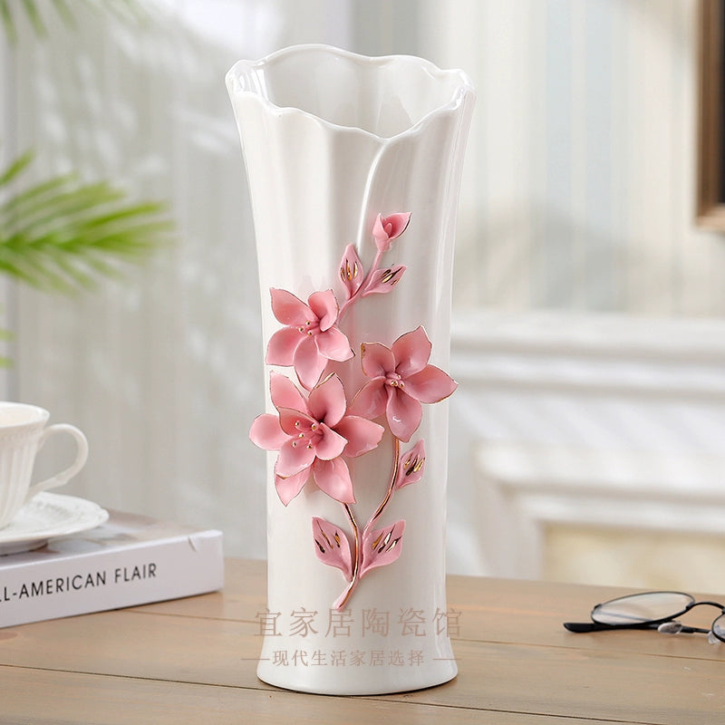 Type ceramic vase 1 piece flower arrangement device rich bamboo guest dining table wedding product