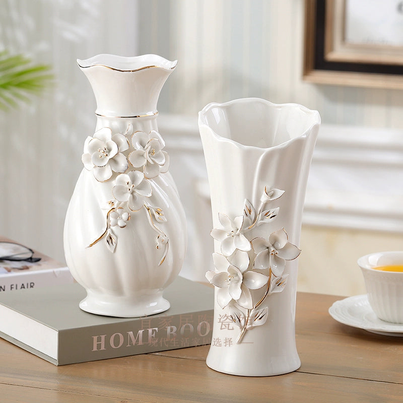 Type ceramic vase 1 piece flower arrangement device rich bamboo guest dining table wedding product