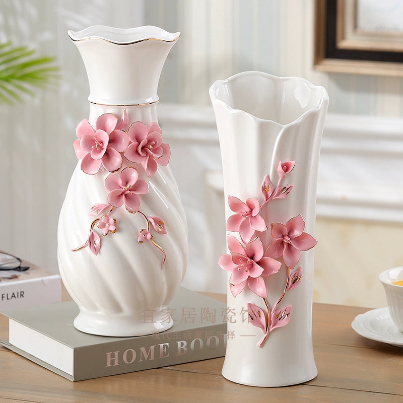 Type ceramic vase 1 piece flower arrangement device rich bamboo guest dining table wedding product