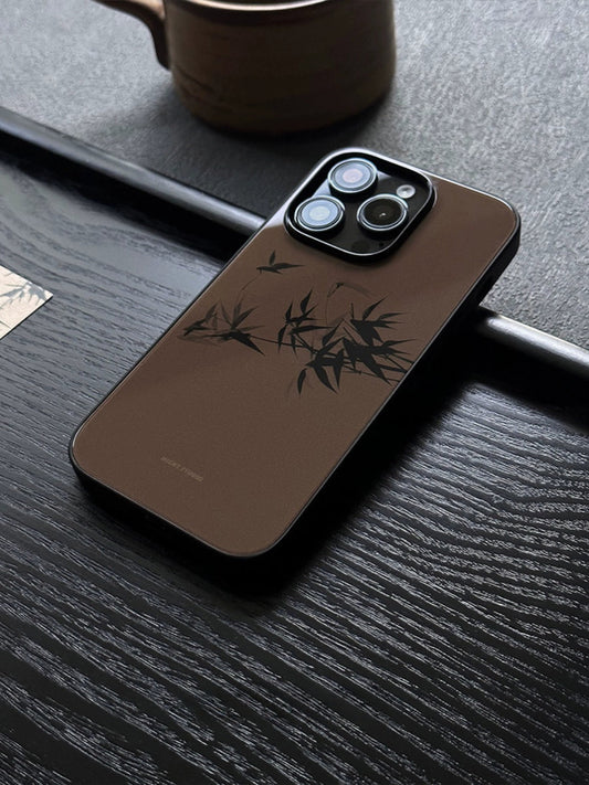 Night Studio Vintage Bamboo Brown Phone Case