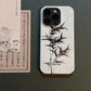 Night Studio Bamboo Hard Protective Phone Case