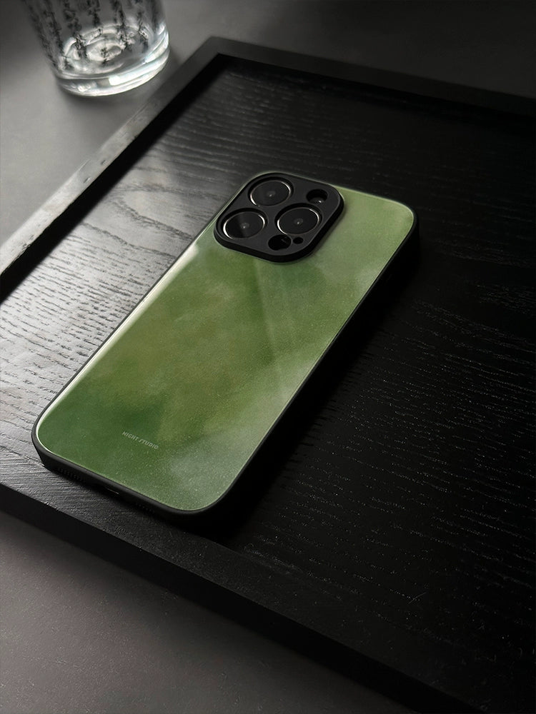 Night Studio Green Oil Painting Phone Case